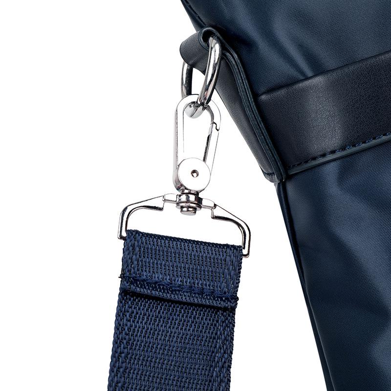 Men's Waterproof Oxford Conference Crossbody Briefcase