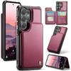 CaseMe Premium PU Leather Case For Samsung Galaxy S26+ S25 S24 S23 S22 S21 S20 Plus Ultra FE Card Wallet Holder Phone Back Cover Protector Skins