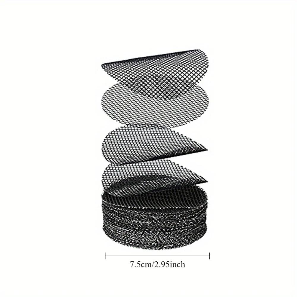 50pcs Round Mesh Drainage Screens for Flower Pots, Prevent Soil Loss, Ideal for Bonsai Gardening, Gasket, Plant Drainage Screens