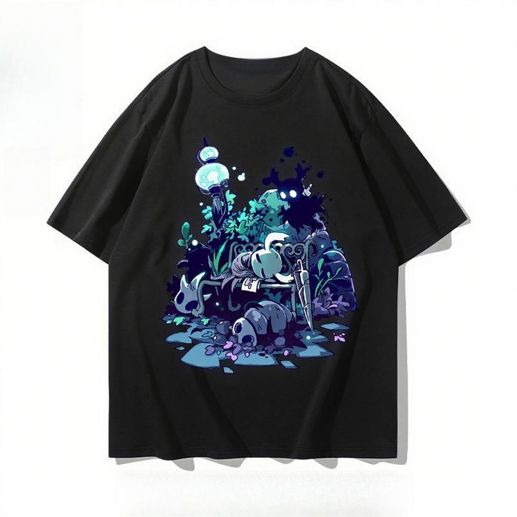 2025 Herbst- und Wintermode Hautfreundliches T-Shirt aus reiner Baumwolle Bequemes Herren- und Damen-Übergrößen-Loose-Paar-T-Shirt