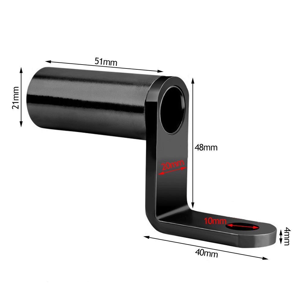 

1 шт., кронштейн-расширитель для зеркала заднего вида для мотоцикла, высокое качество, универсальный держатель-адаптер, аксессуары для мотоциклов из алюминиевого сплава