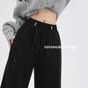Gray Sweatpants Women's Spring and Autumn Loose Casual Wide-leg Pants New Autumn Small Leggings Sweatpants
