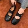 Fashion Fashion Flats Ballet Dance Shoes Shallow Leather Elegant Loafers Shoes 2025 Autumn New Designer Sneaker Dress Zapatillas Mujer