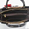 New Fashionable Large Capacity Single Shoulder Crossbody Bag with Painted Leather and Bright Flower finish