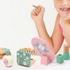 Play Makes Up Beauty Set Wooden Makeup Toy Mirror with Cosmetic Bag Princess Kit Kids