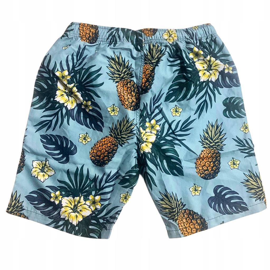 Beach Shorts Youth Hawaiian Shorts Mesh Swim Trunks Slim M