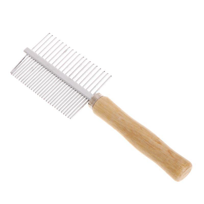 Dual-side Pet Grooming Brush Pet Hair Remover for Tangled Hair Undercoat Dirts