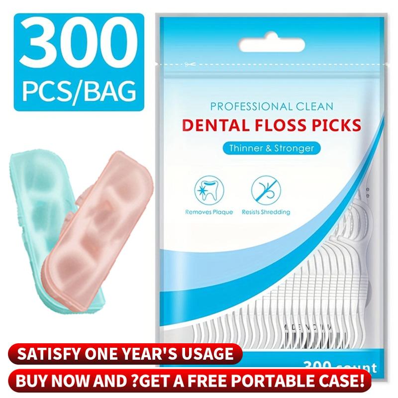 600/300/150/50/30pcs Fine Sliding Dental Floss Sticks, Complimentary Convenient Dental Floss Box