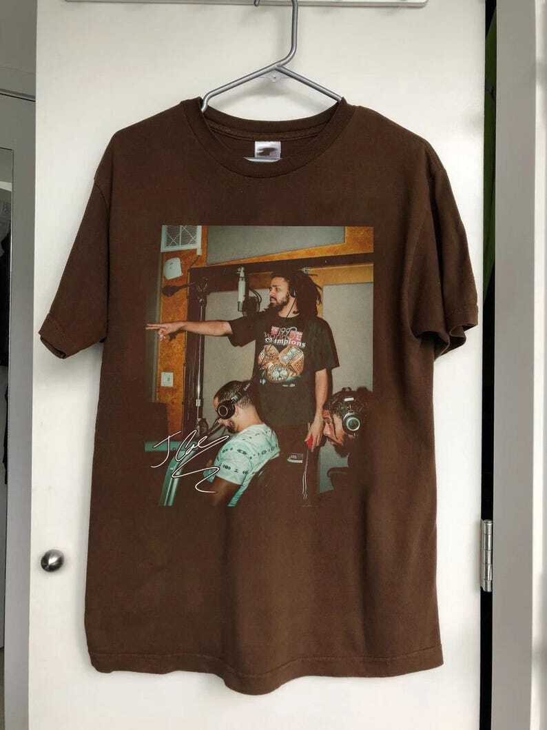 J Cole T-shirt J Cole Hip Hop Women and Man Unisex T-shirt S-5XL WA0037 XXXL