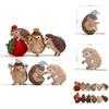 Hedgehog Resin Figurine Miniature Garden Decor For Birthday Gift And Home Office