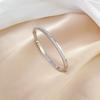 Acciaio al Titanio, Chiave Personalità Gatto, Zircone Temperamento Splendido Collana Interamente Ricoperta di Diamanti, Catena Versatile per Clavicola Femminile, Catena in Acciaio al Titanio