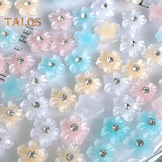 30 buc./pachet Bijuterii Nail Art Accesorii pentru design unghii colorate Accesorii elegante pentru carcase pentru telefon DIY Decorare Salon de unghii