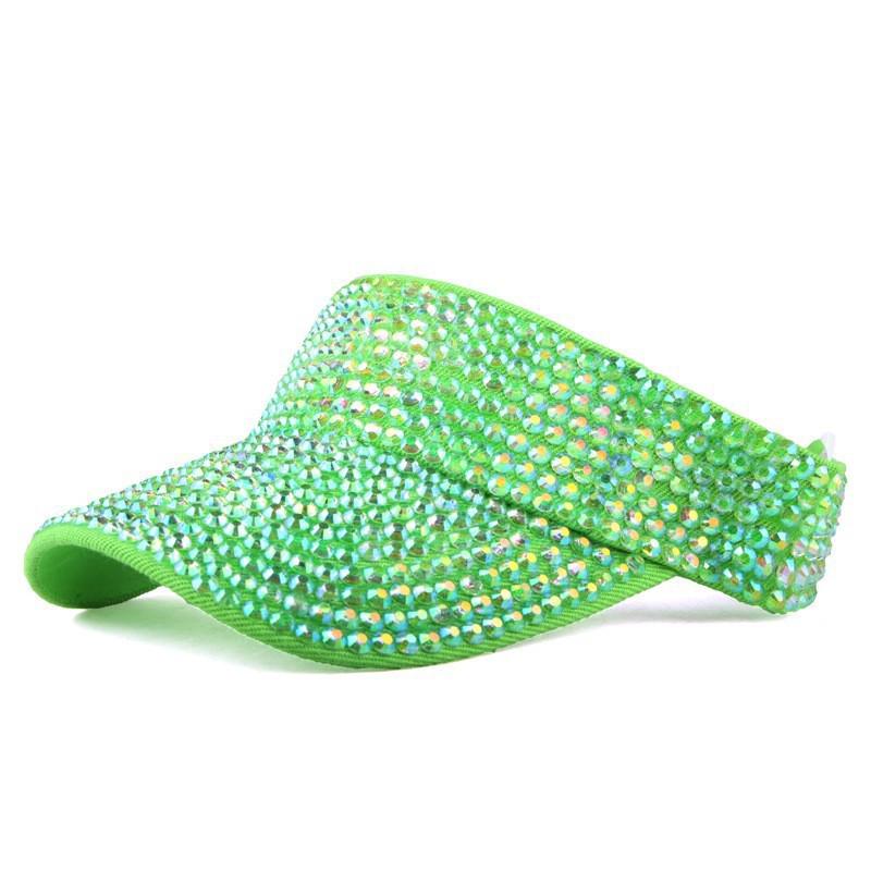 Retro Women's Rhinestone Baseball Cap: Stylish Travel Sunscreen Hat