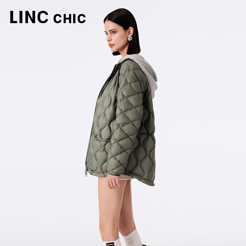 Jinyujie Women's Lightweight Hooded Down Jacket