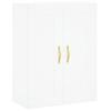 Highboard White 69.5 x 34 x 180 cm Particleboard