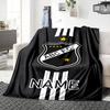 Custom Name Bayern Munich Crest Blanket for Couch & Bed, Plush Cozy Fuzzy Blanket Super Soft & Warm Blankets for Fall and Winter. 0908224