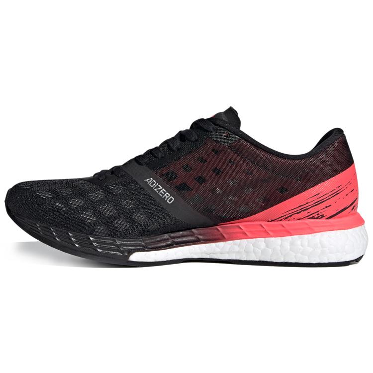 New Adidas Adizero Boston 9 Black Signal Pink Women's EG4656
