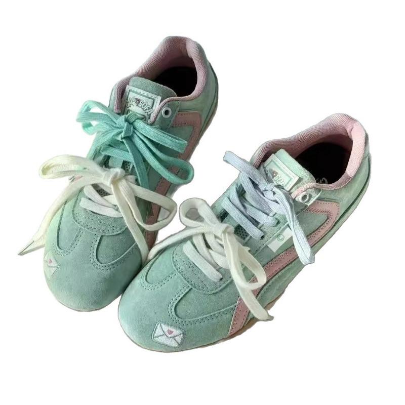 Soft Leather Apple Shoes Red Thin Sole New Casual Women Spring New Couple Versatile