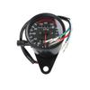 12V Motorcycle Speedometer for Cafe Racer Motorbike Universal Backlight Indicator Odometer Gauge with LED Signal Light