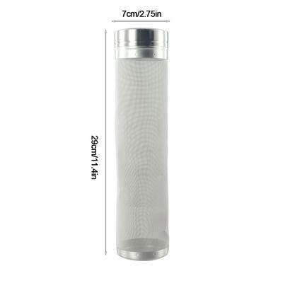Hopper Filter Strainer Stainless Steel 300 Micrometer Mesh Hop Beer Filter Stainless Steel Hop Filter Cartridge New