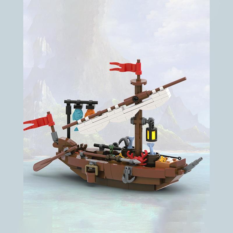 

MOC строительные блоки замок курятник замок лодка палатка конюшня модель украшение средневековая сцена игрушка коллекция строительных блоков PDF Guide by Email