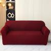 Seersucker Sofa Cover Full Protection Single Double Seat Cushion Pure Color Minimalist Design