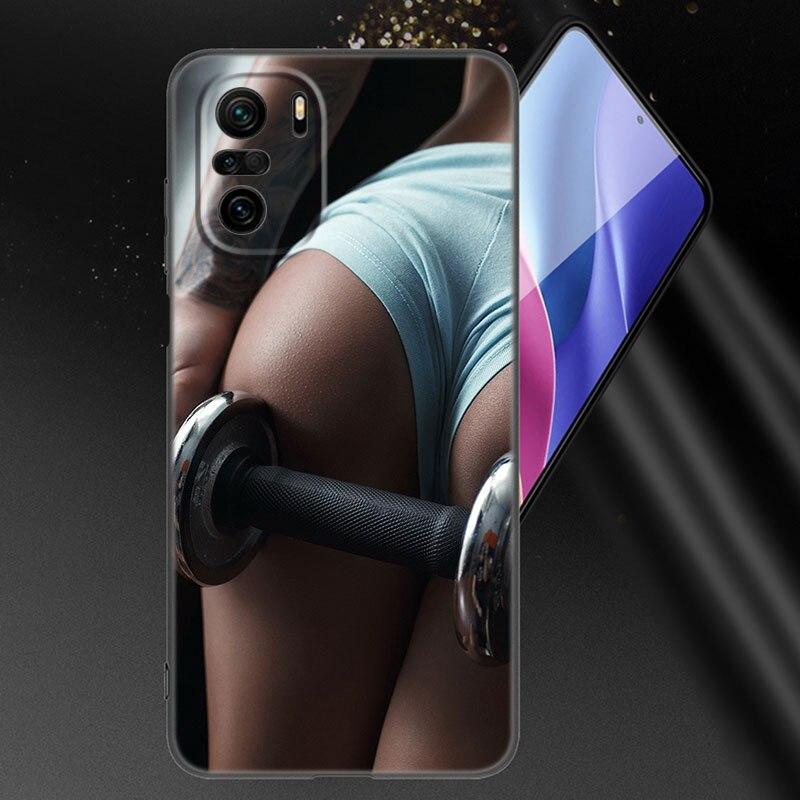 Sexy-Ass Woman Girl Pouzdro na telefon Xiaomi Mi POCO X3 NFC GT M4 M3 12 11T 10T Pro A3 11 Lite NE 5G 12X 11i F3 Soft Black Cover