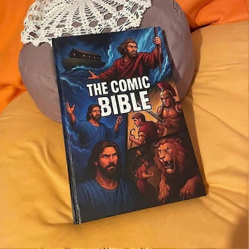 The Comic Bible for All Ages Full-Color Inner Page Printing Illustrated Bible Comic Book for All Ages Christmas Gifts