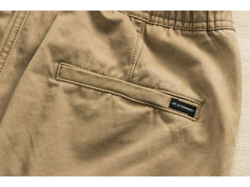 Men's Retro Straight-Leg Canvas Chino Pants - Casual Loose Fit Workwear Trousers