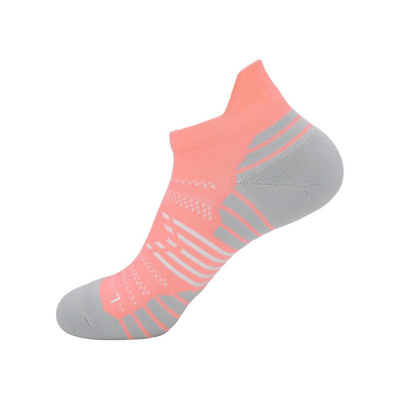 Unisex Cross-Border Thickened Non-Slip Marathon Running Socks - Short Professional Training Fitness Towel Socks