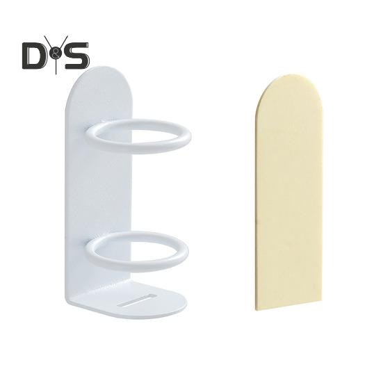 

Настенный держатель для электрической зубной щетки, простая установка, держатель для бритвы без проколов, полка для хранения, органайзер для ванной комнаты белый