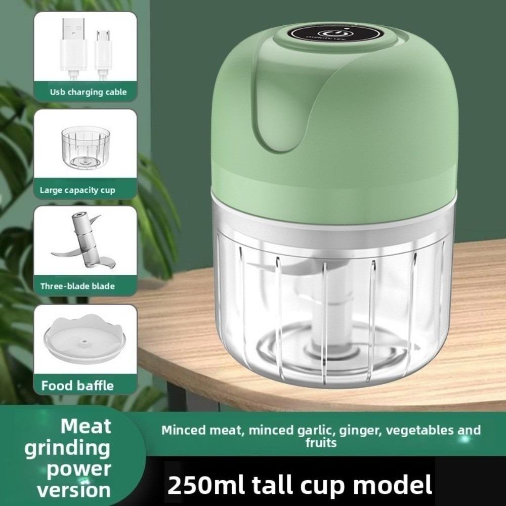 Vegetable Crusher Mini Food Chopper Wireless USB Meat Grinder Electric Garlic Chopper Kitchen