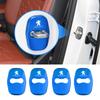 4Pcs Car Door Lock Cover Stainless Steel Protection Accessories For Peugeot 308 206 207 408 208 407 508 107 301 307 406 807 607