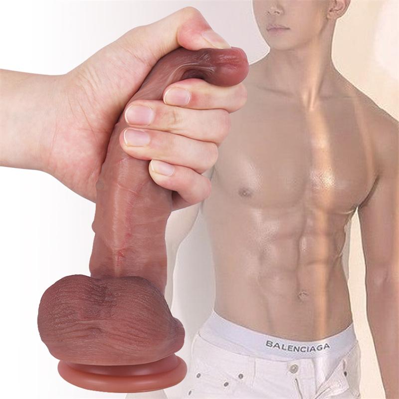 G33 Female Conqueror Miaoqingjinjin Liquid Silicone Forced Simulation Dildo Adult Sex Toys