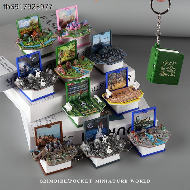 3D Vyskakovací sportovní kolekce klíčenek: Fotbal, Basketbal, Dinosaurus a Vánoční Kouzlo Antistresová Hračka Dárek.