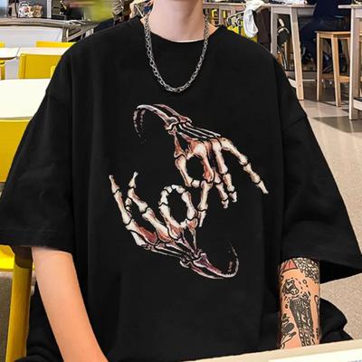 Rock Band Korn Tour T Shirt Men Women Summer Fashion Casual Loose Short Sleeve Tees Vintage Gothic T-Shirt Y2k Streetwear Tops