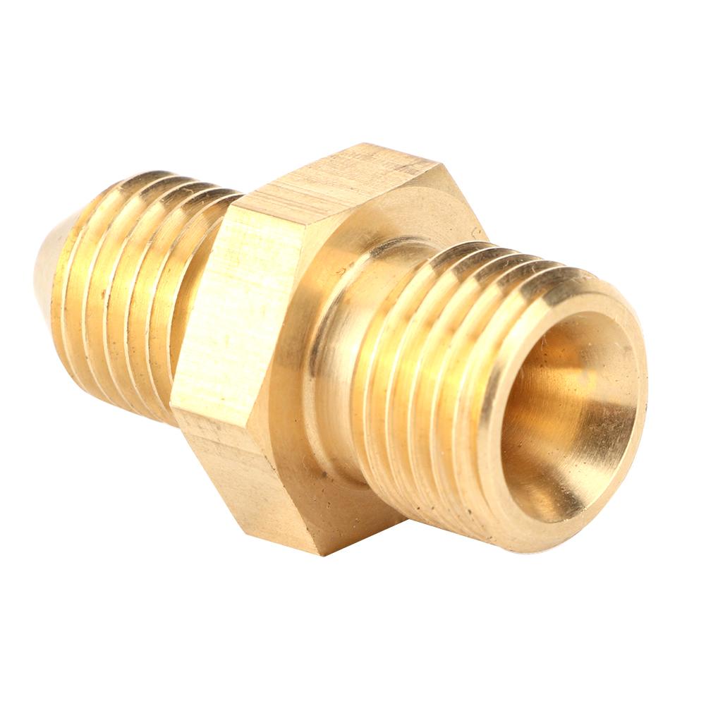 UNF Male To AN4 1 2 20 Male Brass Fitting Adapter Connector for Oil Water Gas 4mm   0.2in Hole