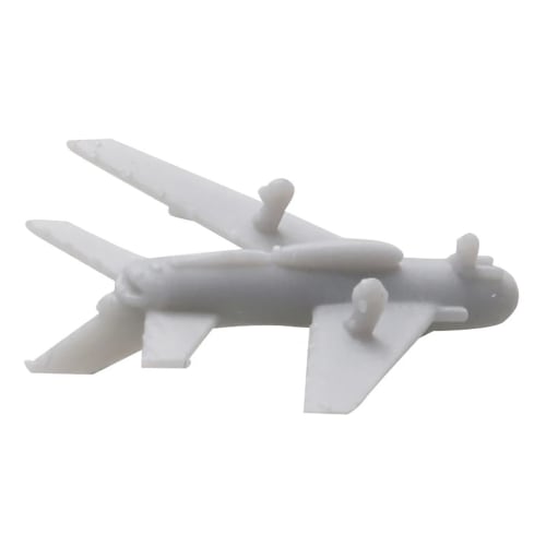 5-Piece Fighter Plane Model Kit, Russian MiG-19 Farmer Fighter, 1/2000, 1/700, 1/350 Resin Fighter Plane, Military Model Collection (1/700 (21mm))