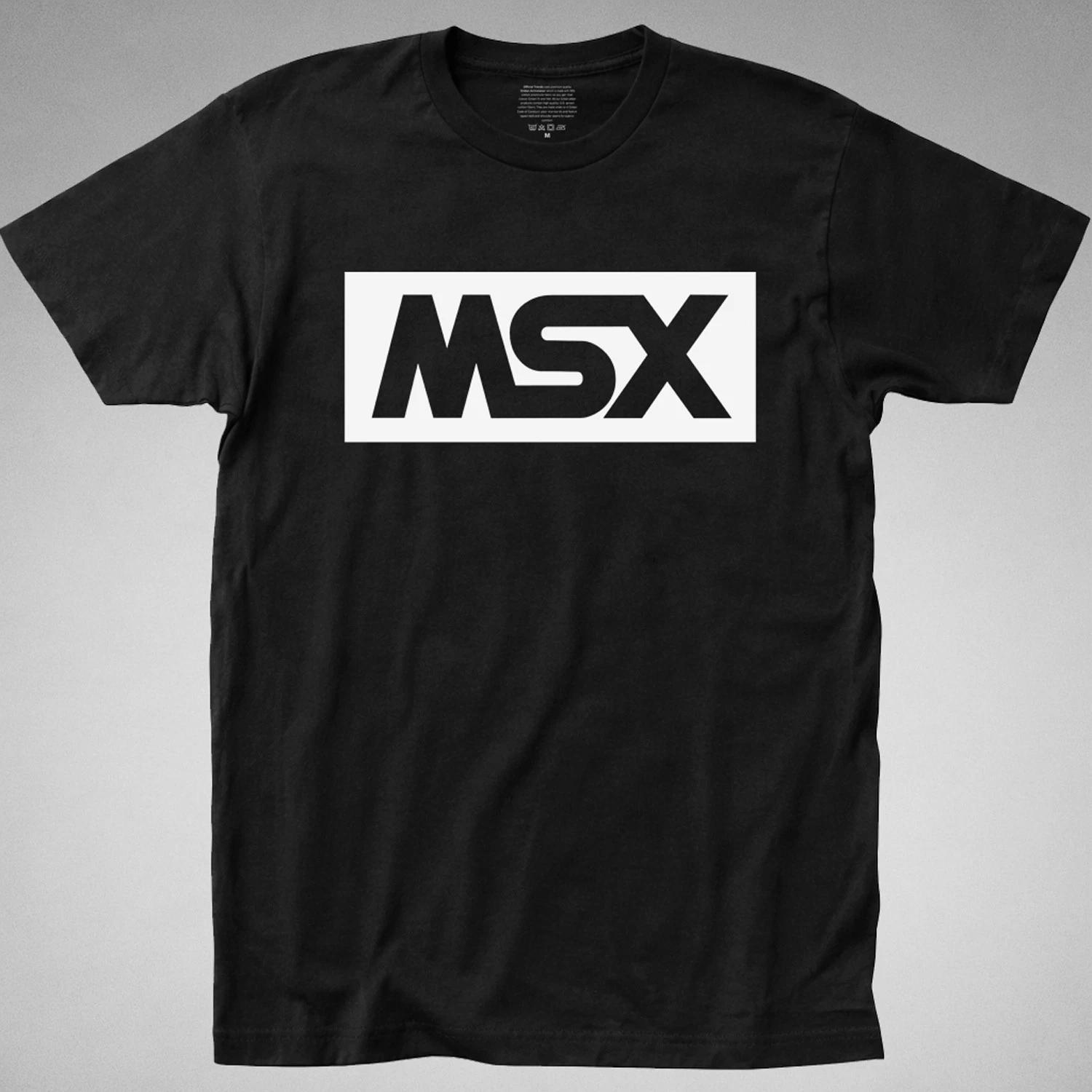 MSX COMPUTER T-SHIRT retro microsoft 80s tee gaming COMPUTERS COOL GEEK parts XXXL