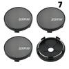 4PCS OD 58MM/60MM/63MM/65MM Cap For Rims SSR XXR Emblem Wheel Center Cap Sport Car Logo Wheel Cover Hub caps