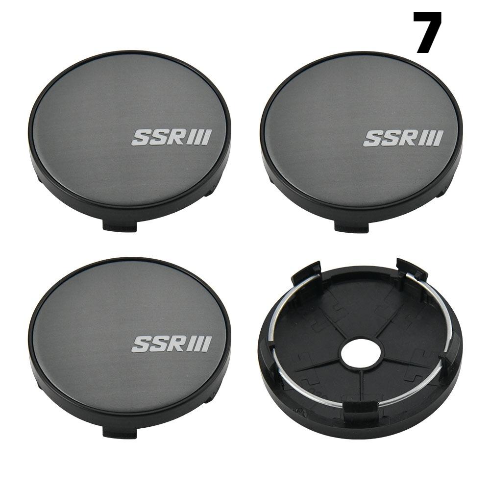 4PCS OD 58MM/60MM/63MM/65MM Cap For Rims SSR XXR Emblem Wheel Center Cap Sport Car Logo Wheel Cover Hub caps