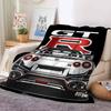Fashion Print G GTR Blanket For Sofa Office Bed Plane Travel Sleep Read Relax Camping Soft And Warm