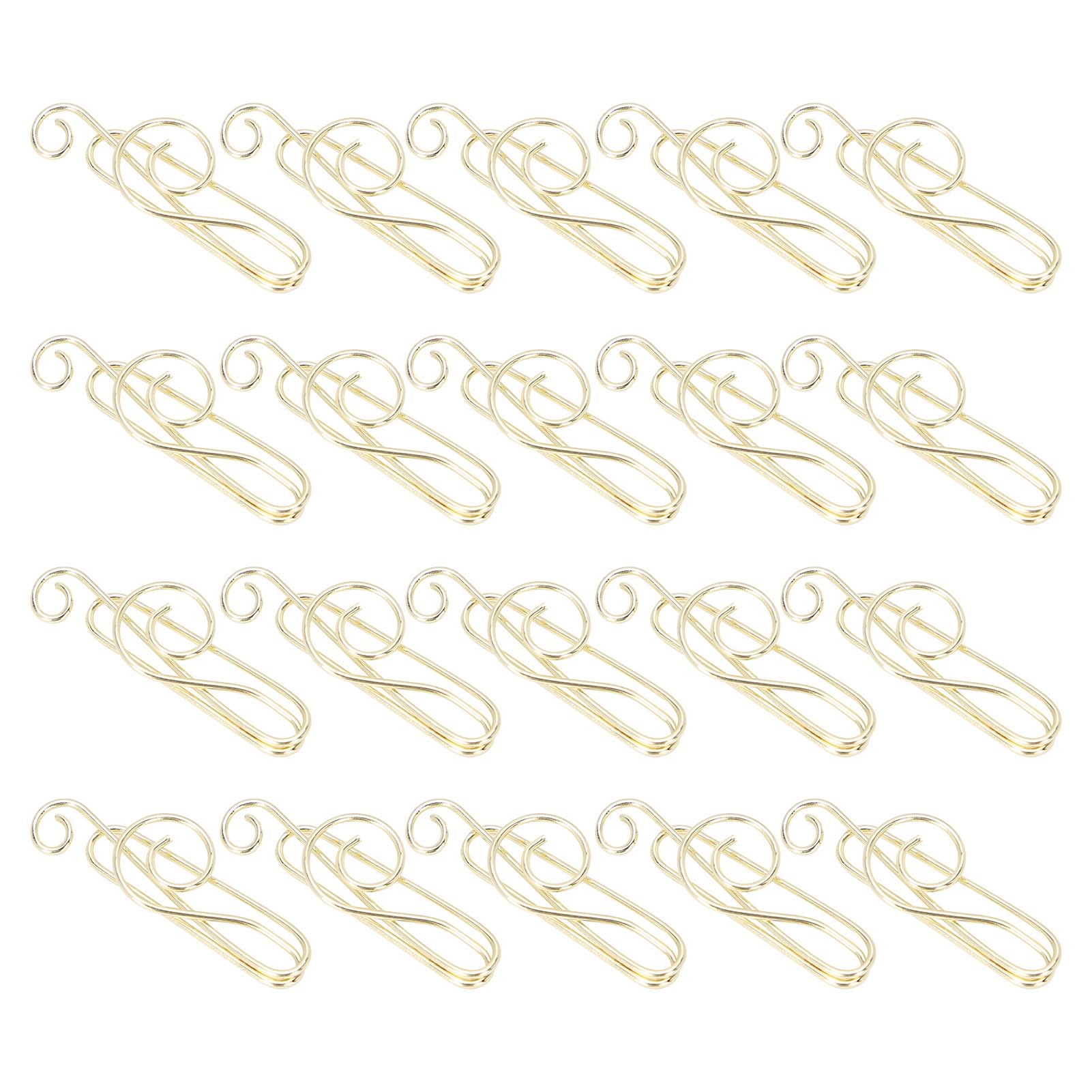 

20Pcs Musical Note Paperclip Music Binder Shape Creativity Modeling Metal Craft Supplies Gold золотой