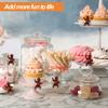 10 adet Bebek Süsleri Bebek Heykelcik Yeniden Kullanılabilir Pürüzsüz Bebek Duş Hediye Mini Plastik Mini PVC Bebekler Parti Dekorasyon Süsler