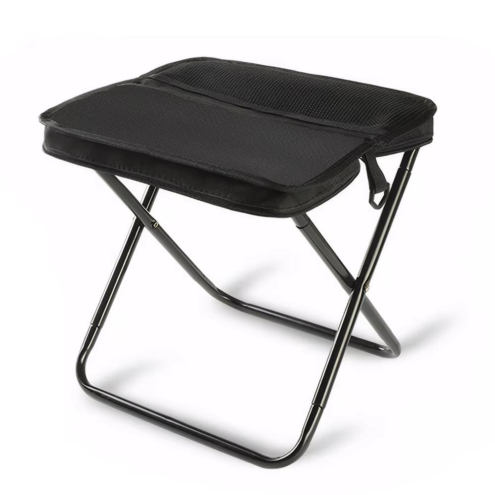 Portable foldable backpack stool lightweight compact camping chair for outdoor fishing, hiking, picnic and travel lounge