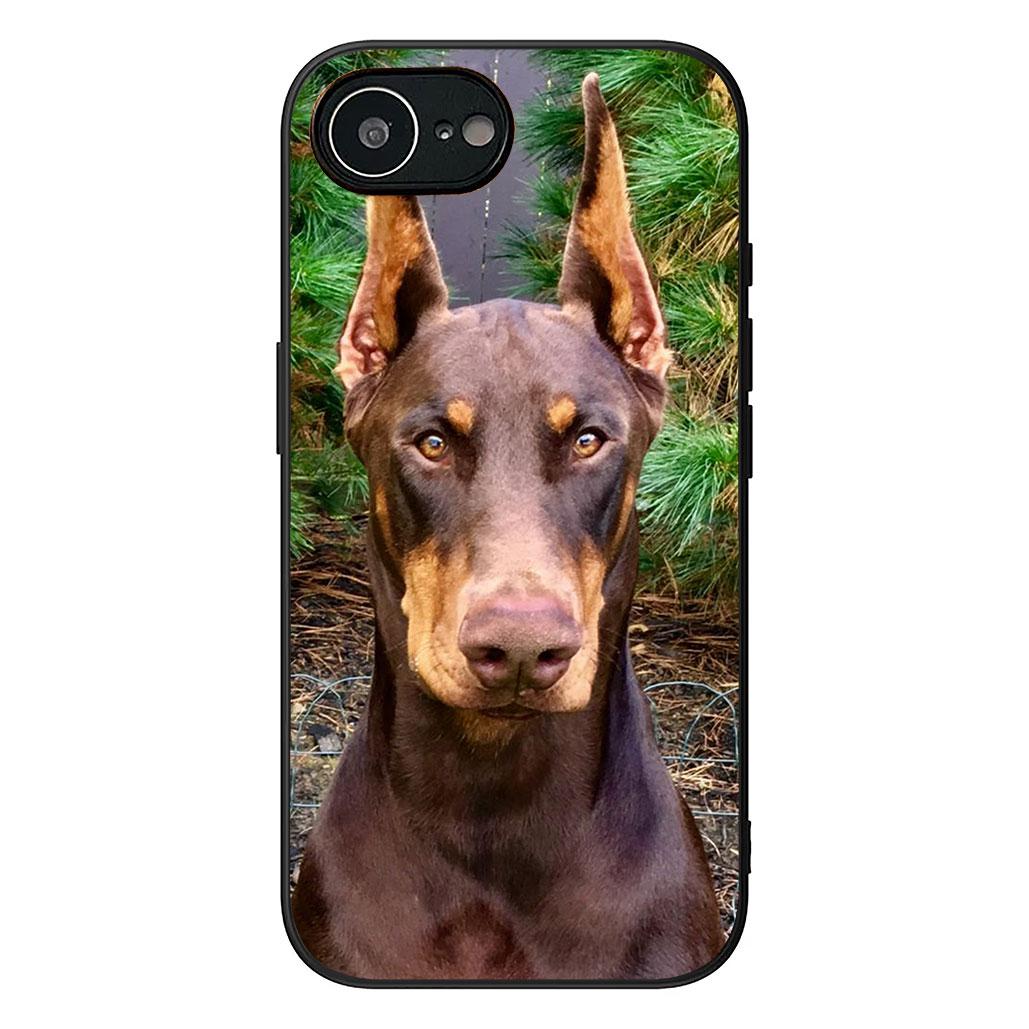 

Doberman Dog Protective Cover for Apple iPhone 16 17 Air 14 15 Pro Max Plus 16+ 16E 14+ ProMax Phone Case iPhone Air