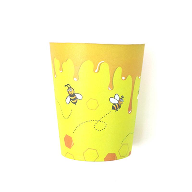 44pcs Bee Theme Party Supplies Kids Birthday Party Decorations Plates Cups Napkins Disposable Tableware Set Baby Shower Supplies
