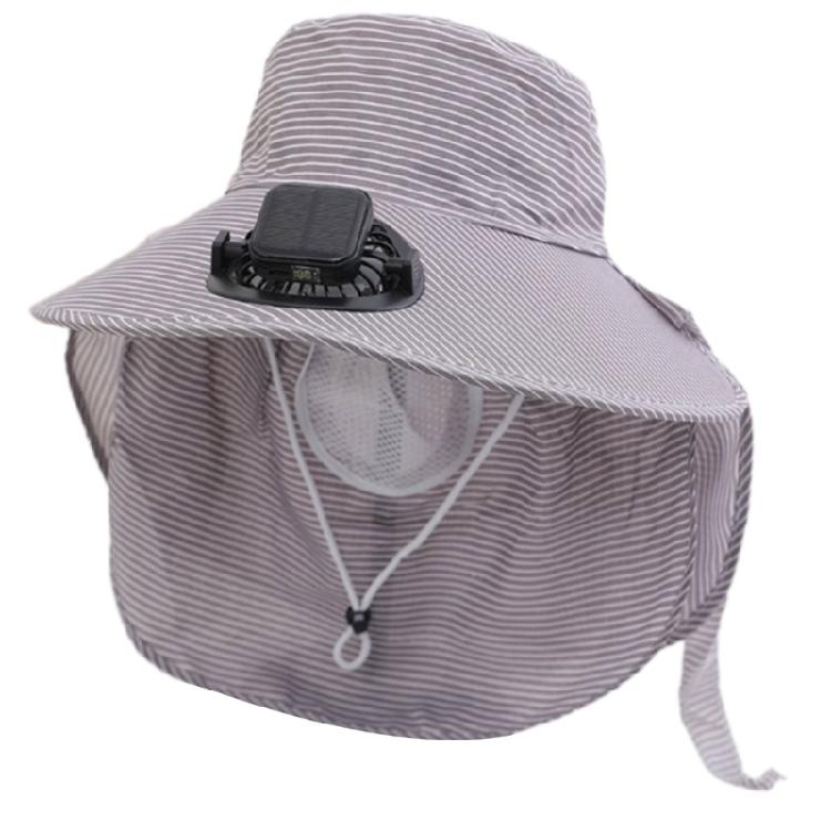 USB Chargeable Fan Hat With Cooling Fan And Adjustable Wind Speed Neckflap Fishing Hat For Women Men Outdoor Use