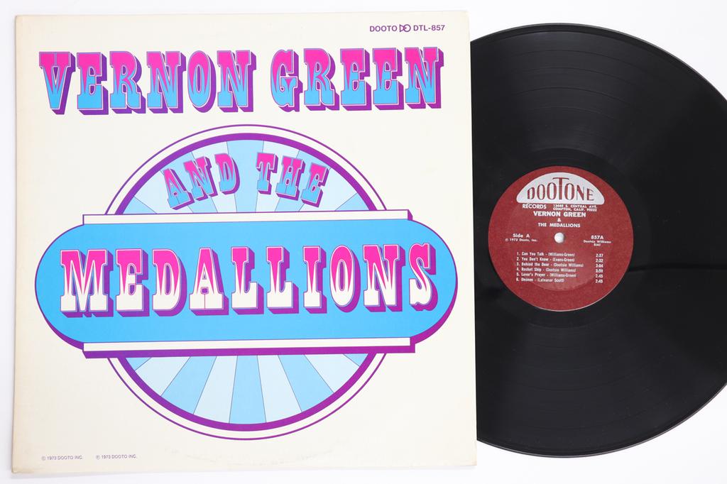 LP Record VERNON GREEN MEDALLIONS Vernon Green And The Medallions DTL857 DOOTO 1973 US SoulFunk Used