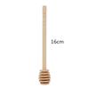 1x Houten stok Roerstaaf Lepel Druppelaar Mini Bij Honing Dipper Stamper Roerstaafje Roerstaafje